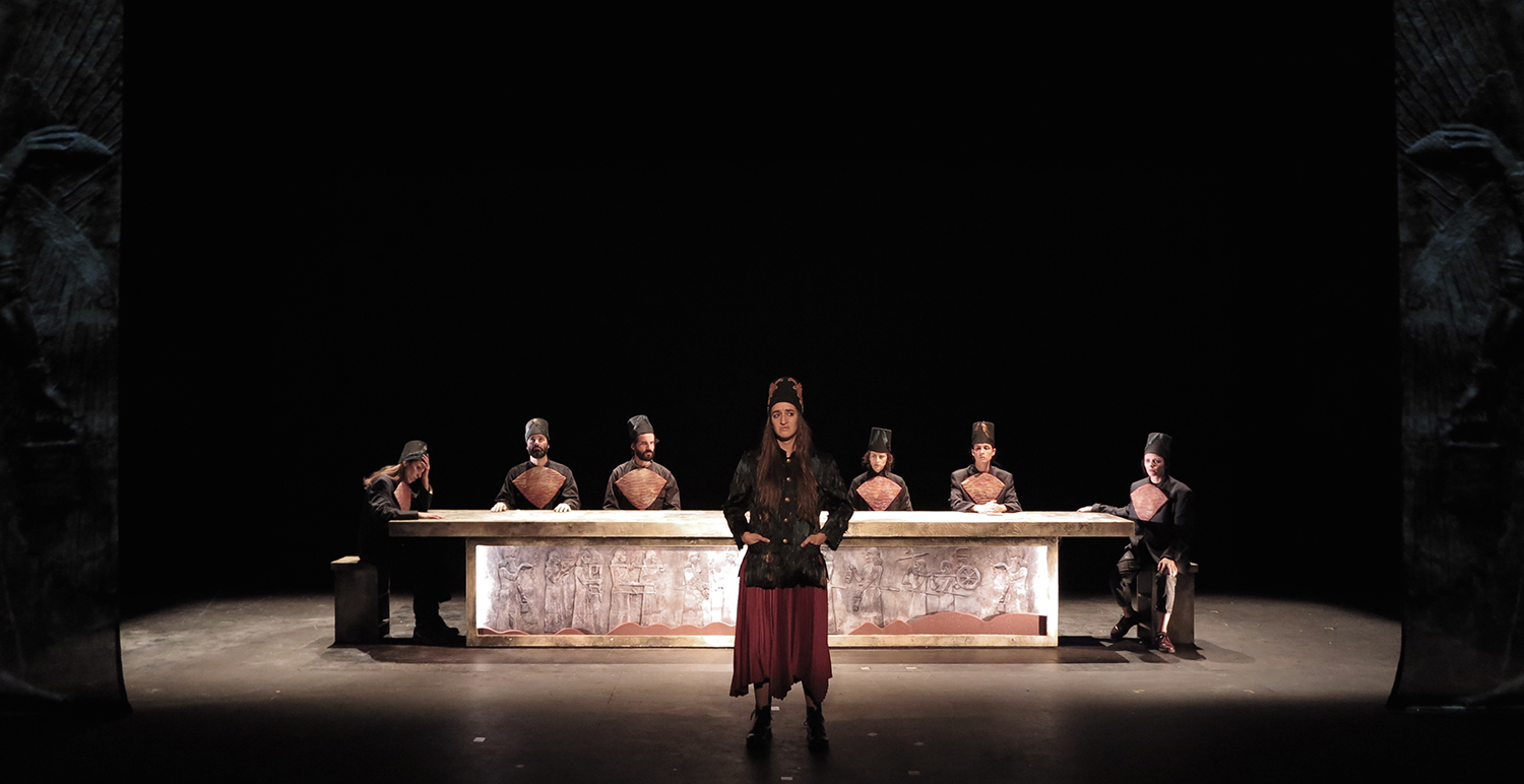 Siège de l'empereur Assyrien